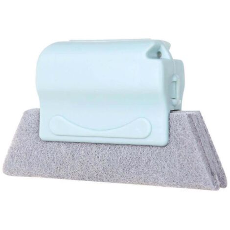 Porte et fenêtre fente brosse de nettoyage essuie-glace cuisine maison mur-bleu