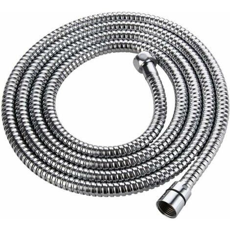 Tuyau de douche en acier inoxydable Tuyau de douche 2M Chrome Accessoires de salle de bain anti-torsion Anti-corrosion (1/5)