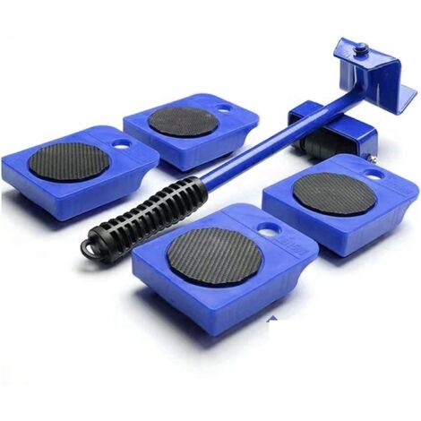 1pc Furniture Lifter - Kit de transport de meubles Roulettes - Outil de déplacement de meubles Heavy Duty (Bleu)
