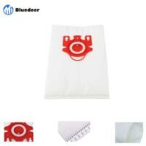 Sacs pour aspirateur Miele HyClean 3D Efficiency FJM (réf. 9917710), compatibles avec les aspirateurs Miele à sac, boîte de 4 sacs H345