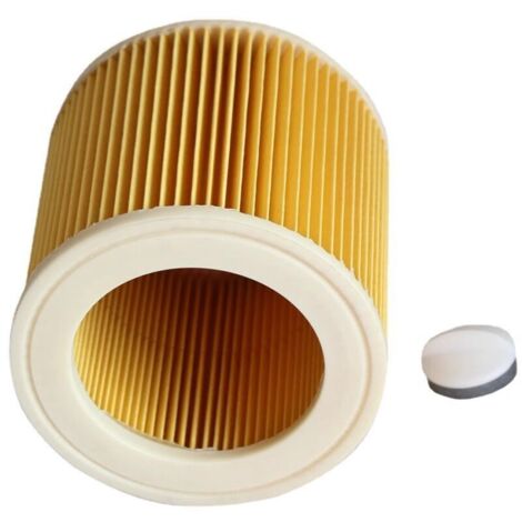 Filtre de rechange pour aspirateur Karcher Hoover. Cartouche filtrante pour liquides et poussières compatible avec les modèles A1000, A2200, A3500, A223, WD2.200 et WD3.500.
