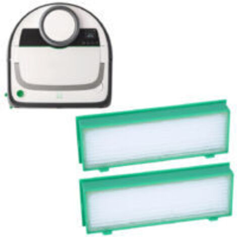 Filtres HEPA pour aspirateurs, compatibles avec les modèles Vorwerk Kobold VR200, VR-200, VR300 et VR-300 pour aspirateurs robots Vorwerk.