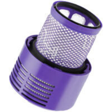 Filtre lavable et réutilisable Dyson V10 SV12. Le filtre Dyson V10 repousse efficacement les particules fines, la poussière en suspension, le pollen et les bactéries.