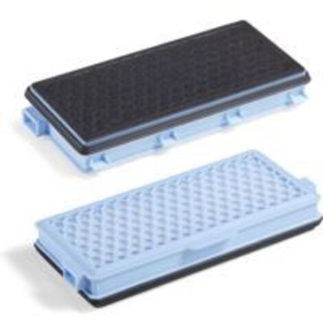 Filtre HEPA Sollbry 2x compatible avec les filtres à charbon actif SF-HA 50 pour aspirateurs Miele, contre les mauvaises odeurs, pour les séries S8000, S6000, S5000, S4000 Complete, C2, C3 Compact, C1 (1/3)