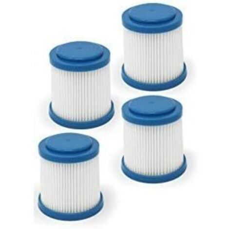 Filtre plissé lavable VPF20 pour aspirateur, compatible avec les aspirateurs verticaux sans fil 2-en-1 BLACK+DECKER SMARTTECH. Comprend 4 filtres de rechange de haute qualité pour certains modèles.