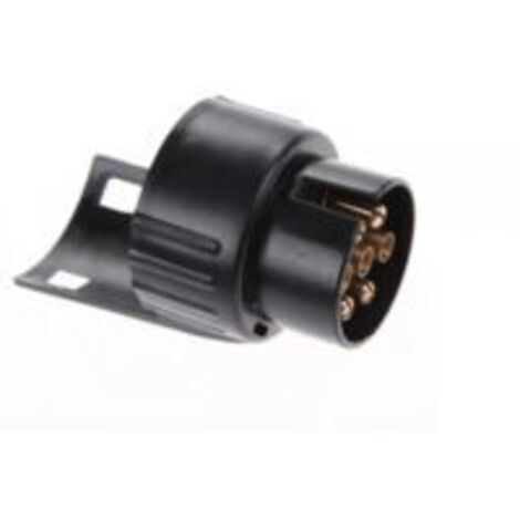 Adaptateur de prise remorque 7 à 13 broches 12 V 50 A pour feu stop et clignotant de plaque d'immatriculation (1/2)