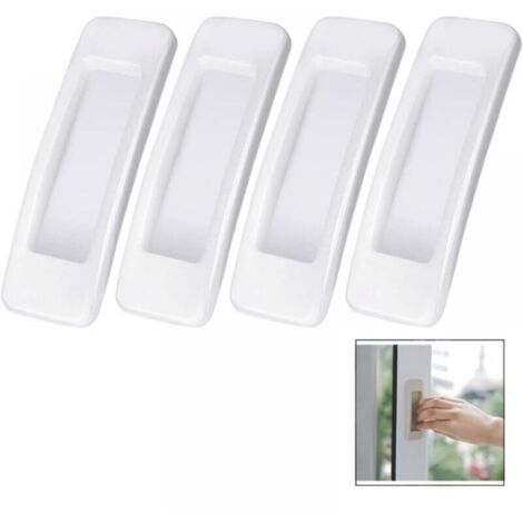 poignées de porte coulissante auto-adhésives, poignées de porte de balcon auto-adhésives, poignées de porte-fenêtre extérieure (1/5)