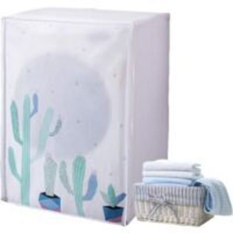 Housse de machine à laver,housse de réfrigérateur, Protection pour lave-linge et sèche-linge à chargement frontal, housse imperméable et anti-poussière pour la maison (lot de 1) (1/5)