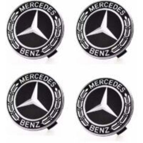 Enjoliveurs pour console centrale Mercedes-Benz 75 mm ABS - Accessoires auto - (4 pièces)