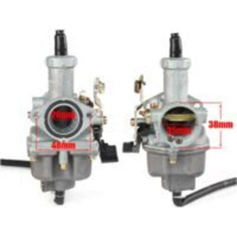 Carburateur DOLASO PZ26 26 mm avec filtre à air, kit carburateur compatible avec les motos Honda CB125, XL125S, TRX250, TRX 250EX, XR100, XR200, CG CB 125 et 150 cm³ (quads, motos de motocross).