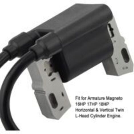 Compatible avec le module de bobine d'allumage 394891 590781 et le rotor de magnéto pour moteur bicylindre en L horizontal et vertical 392329 394895 394988 42A707 42A777 16 CV 17 CV 18 CV Tondeuse à g