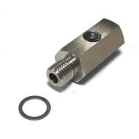 Adaptateur en T pour capteur de pression d'huile de turbocompresseur M12x1,5 1/8 NPT en acier inoxydable, accessoires automobiles (1/2)
