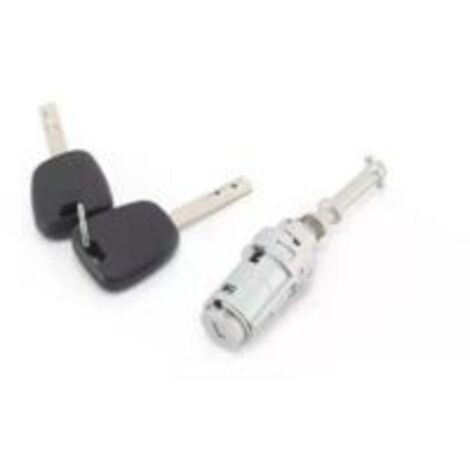 Cylindre de serrure de porte gauche (2 clés) compatible Citroën C2 C3 Triumph - Pièces détachées automobiles (1/2)