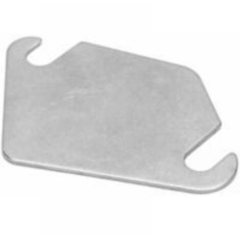 Plaque EGR, plaque de vanne EGR automobile, joint EGR en acier inoxydable, plaque d'obturation EGR, plaque de fermeture EGR pour moteurs 1.4 et 1.6 (sans trou) (1/2)