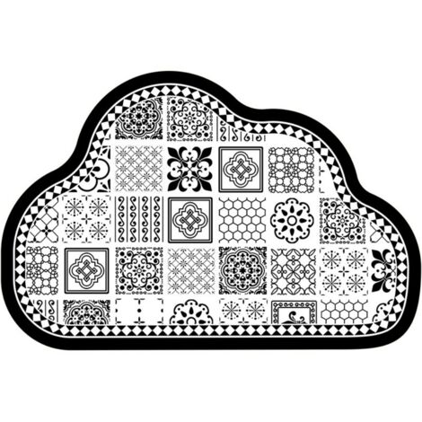 Carreaux à motifs parisiens, 5080cm (terre de diatomées). Tapis de sol en terre de diatomées, tapis de bain, très absorbant, antidérapant (1/5)