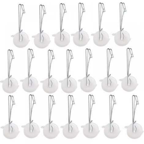 Lot de 20 crochets pour rouleau de support pour tomates avec corde de chanvre de 15 m, kit de treillis pour serre et kit de pergola