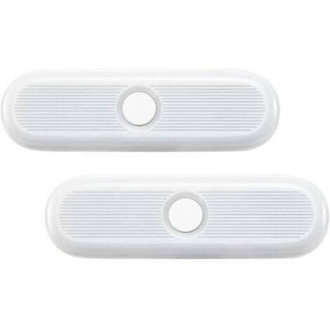Lampe à détecteur de mouvement, veilleuse LED avec batterie rechargeable 500 mAh, magnétique et portable, économie d'énergie, lot de 2, courte