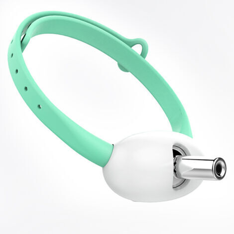 Collier laser blanc pour chat, 92 mm de long x 92 mm de large x 38 mm de haut, 1 pièce. Jouet laser pour chat/accessoires pour animaux de compagnie. (1/5)