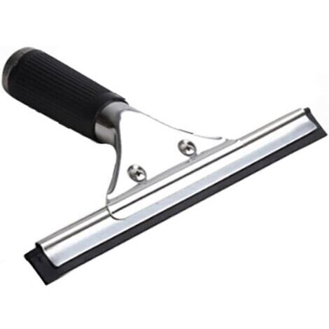 Raclette universelle noire pour portes de douche en verre, vitres de voiture, rétroviseurs de maison, accessoires d'essuie-glace de nettoyage de salle de bain, 15 cm, 6 pouces