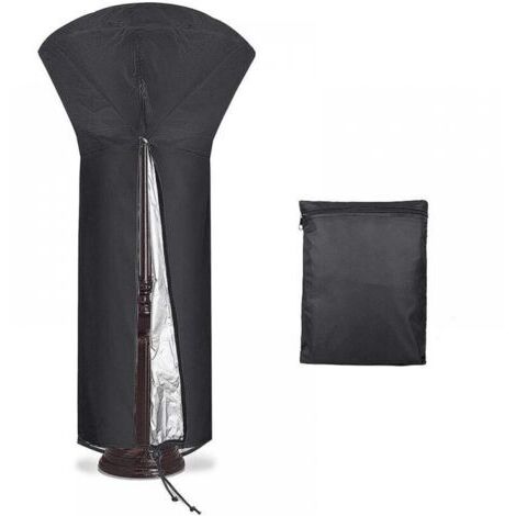 Shine Housse pour Parasol Chauffant Noir 226 x 85 x 48 cm