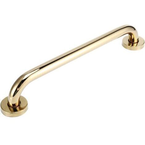 Barre d'appui de douche Salle de bainde sécurité Acier inoxydable Plaqué or Baignoire Main courante Barre à main de sécurité Accessoire de salle de bain 40cm (1/5)