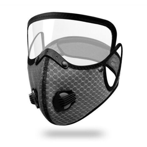 Visière de protection grise pour motos électriques, unisexe, coupe-vent, protection solaire, masque intégral. (1/5)