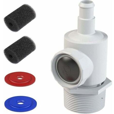 9-100-9001 Raccord Mural Universel de Rechange Compatible avec Polaris Zodiac 280 380 180 avec Brosse en Mousse de Queue Robot