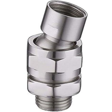 douche universel Pommeau de douche pivotant avec joint à rotule en laiton connecteur de bras de douche réglable composant (1/5)