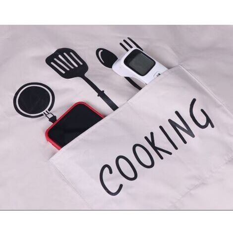 2 Pack (Noir et Marron)Tablier de Cuisine Homme Femme,Tablier de Cuisine Professionnel Tablier Imperméable Résistant à l'huile,Avec Poches et Tabliers d'essuyage à la Main (1/4)