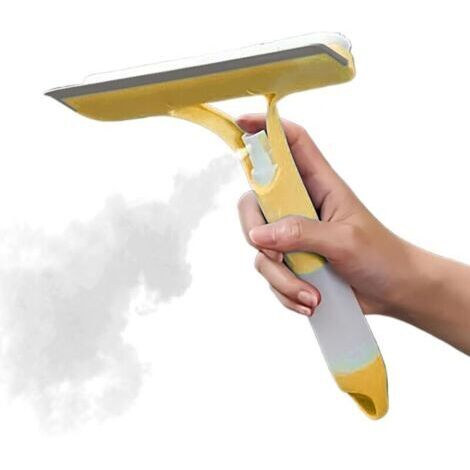 Essuie-glace - Essuie-glace avec spray mousse Ensemble d'essuie-glaces Raclette pour vitres de salle de bain avec vaporisateur Laveur de vitres