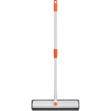 Brosse de nettoyage pour vitres, outil de nettoyage de vitres 2 en 1 avec colonne rétractable, équipement de lavage de vitres ou portes et fenêtres en verre