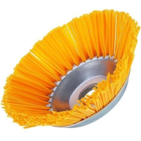Brosse indestructible en nylon, 8 pouces, multifonctionnelle, pour tondeuses à gazon, jardin extérieur, bordures et désherbage (1P)