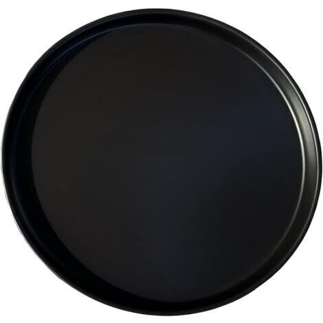 Pot de fleurs en céramique noir de 31 cm de diamètre extérieur, adapté aux bacs à fleurs d'intérieur et d'extérieur, 1 pièce (1/5)