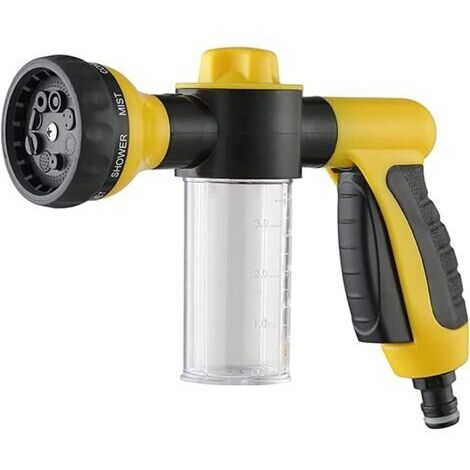 Pistolet pulvérisateur pour tuyau d'arrosage - Fixation pour tuyau d'arrosage haute pression avec ré