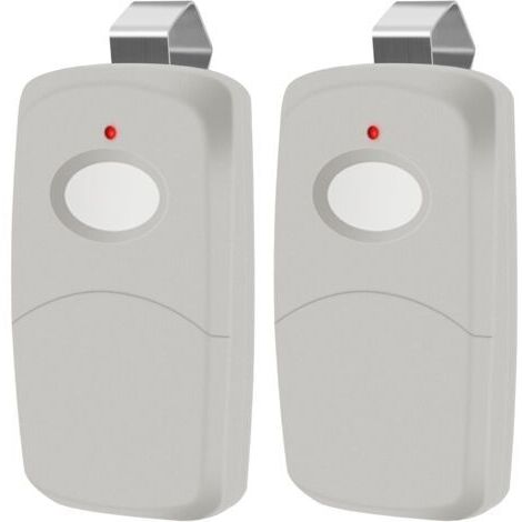 2 Remplacer 3089 Émetteur de télécommande de porte de porte de garage multi-code linéaire, 308911, MCS308911, 10 interrupteur de cadran 300 MHz, gris