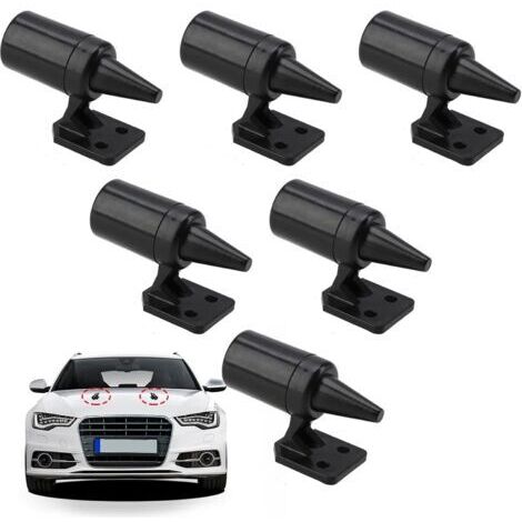 6 PCS Sifflet de Cerf Voiture, Sifflets à Ultrason Autocollants pour Véhicules, Aifflet d'Alerte de Animaux Sauvages de la Route, Dispositifs anti Cerfs Sangliers pour Voiture Moto Camion (1/5)