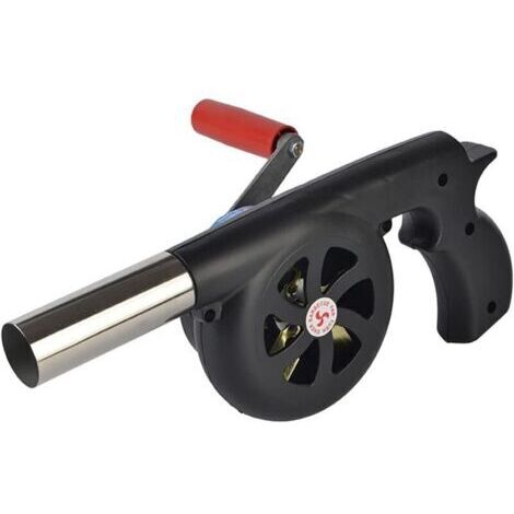 Souffleur manuel pour barbecue, ventilateur adapté à la cuisson en extérieur et aux cheminées. (1/4)