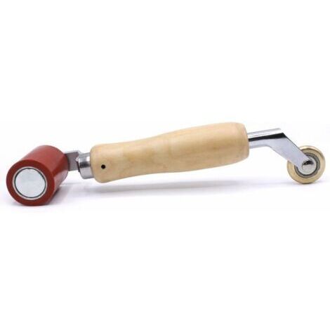 Rouleau de pression professionnel – Combiné 1 rouleau silicone et 1 rouleau laiton – 45 mm pour diffuseur à air chaud – Outil couvreur (1/5)