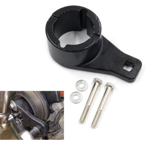 Outil de maintien pour poulie d'équilibrage harmonique, clé de maintien pour poulie d'amortisseur avec vis pour Toyota/Lexus 3.4L (1/4)