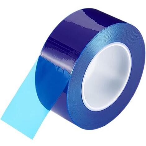 Film protecteur, ruban adhésif protecteur amovible de 0,08 mm d'épaisseur, rouleau de 5 cm x 200 m en PE bleu, pour la protection des appareils