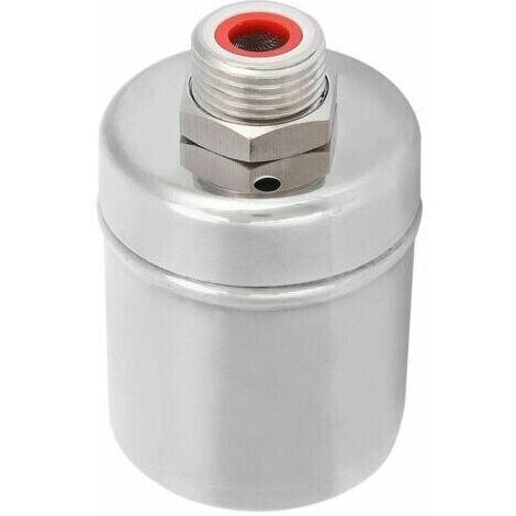 Robinet à bille à flotteur 1/2in Réservoir de contrôle automatique du niveau eau Robinet à bille flottant en acier inoxydable (1/4)