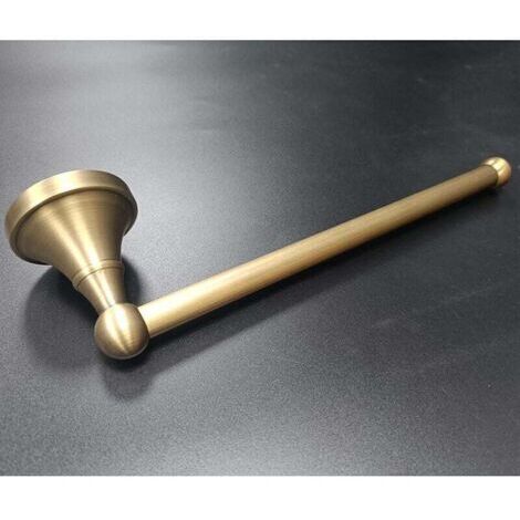 Porte-serviette Porte-Torchon Ouvert Imiter L'antique Laiton Salle de Bain Cuisine et Toilette Anneau-Serviette Mural Accessoires, Bronze Brossé (1/3)