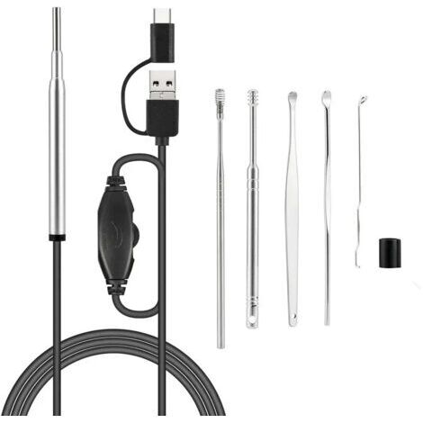 Mini caméra endoscopique médicale 3,9 mm, étanche, USB, pour inspection, pour téléphone Android OTG, PC, endoscope oreille-nez (1/4)