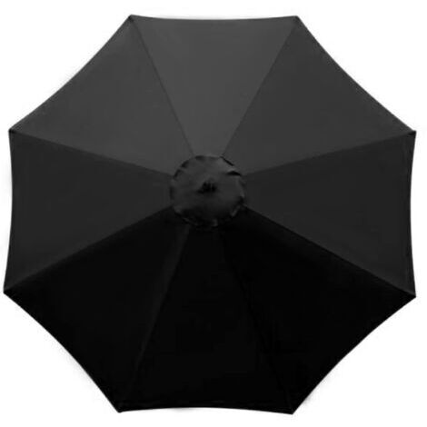 Grand auvent de rechange pour parasol de terrasse de 3 m à 8 baleines pour table d'extérieur, parasol de marché de rechange
