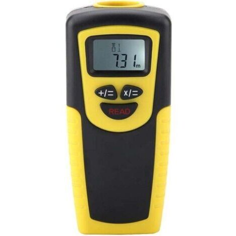 Télémètre laser numérique à ultrasons Ulisem, 50 cm–18 m, ruban laser pour mesurer les distances, les surfaces et les volumes.