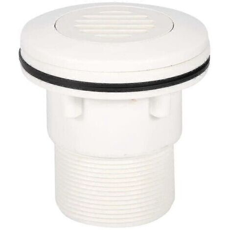 Buse de jet de piscine, entrée d'aspiration d'eau, robinets de piscine de forme ronde, accessoires universels (couvercle de filet), blanc (1/3)