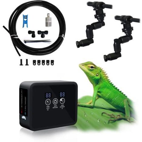 – Système de brumisation automatique pour reptiles – Alimentation USB – Pulvérisation omnidirectionnelle – Humidité optimale pour terrarium et plantes (1/4)