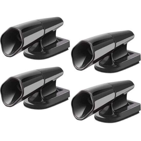 Sifflets de cerf Avertissement de la faune sifflet ultrason anti gibier pour voitures, véhicules, motos, noir Ultrasonique Cerf Attention