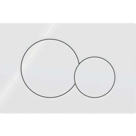 – Plaque de commande WC Geberit Sigma 01 – Compatible réservoir UP320/UP720 – Double chasse 3/6 L – Installation sans outil – Plastique blanc