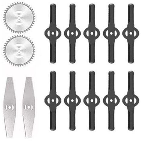 Accessoires pour tondeuses à gazon Lames de désherbeur électrique Lames de scie Manche télescopique léger pour la coupe du gazon, l'entretien de l'allée et du jardin